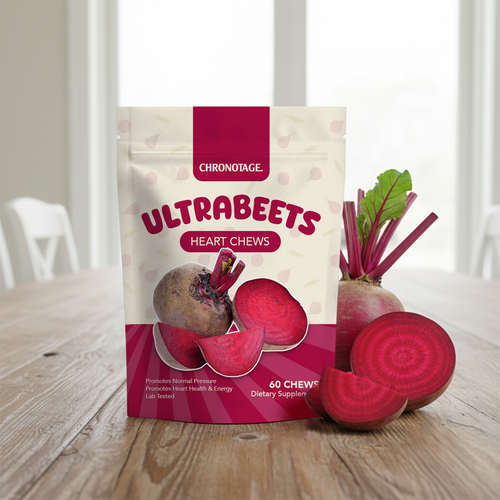 Chronotage ULTRA Beets Heart Chews - Blood Pressure Support