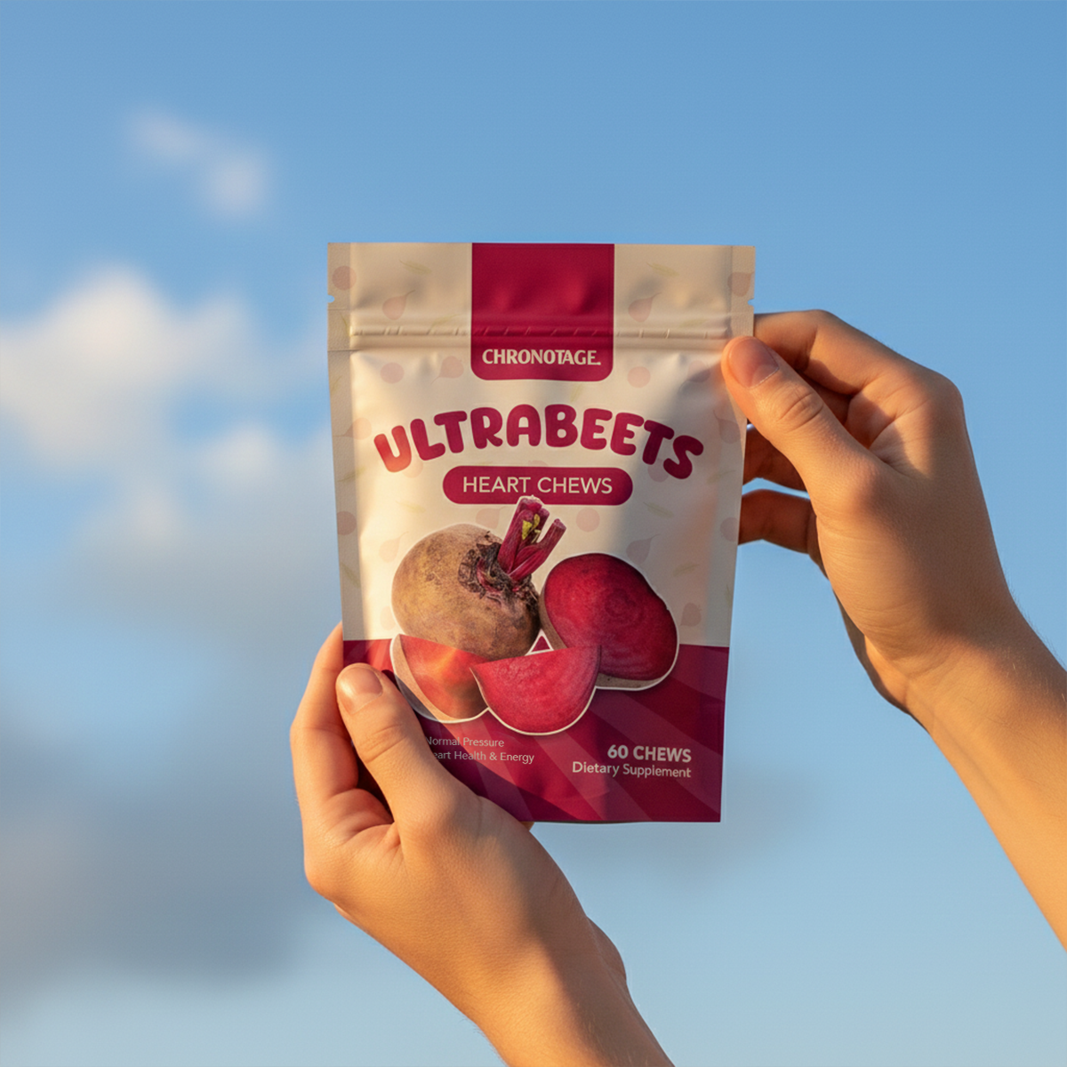 Chronotage ULTRA Beets Heart Chews - Blood Pressure Support