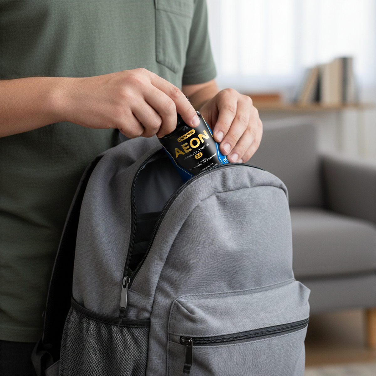 Chronotage NAD+ Liposomal Anti Aging Supplement Complex AEON with Nicotinamide DUO