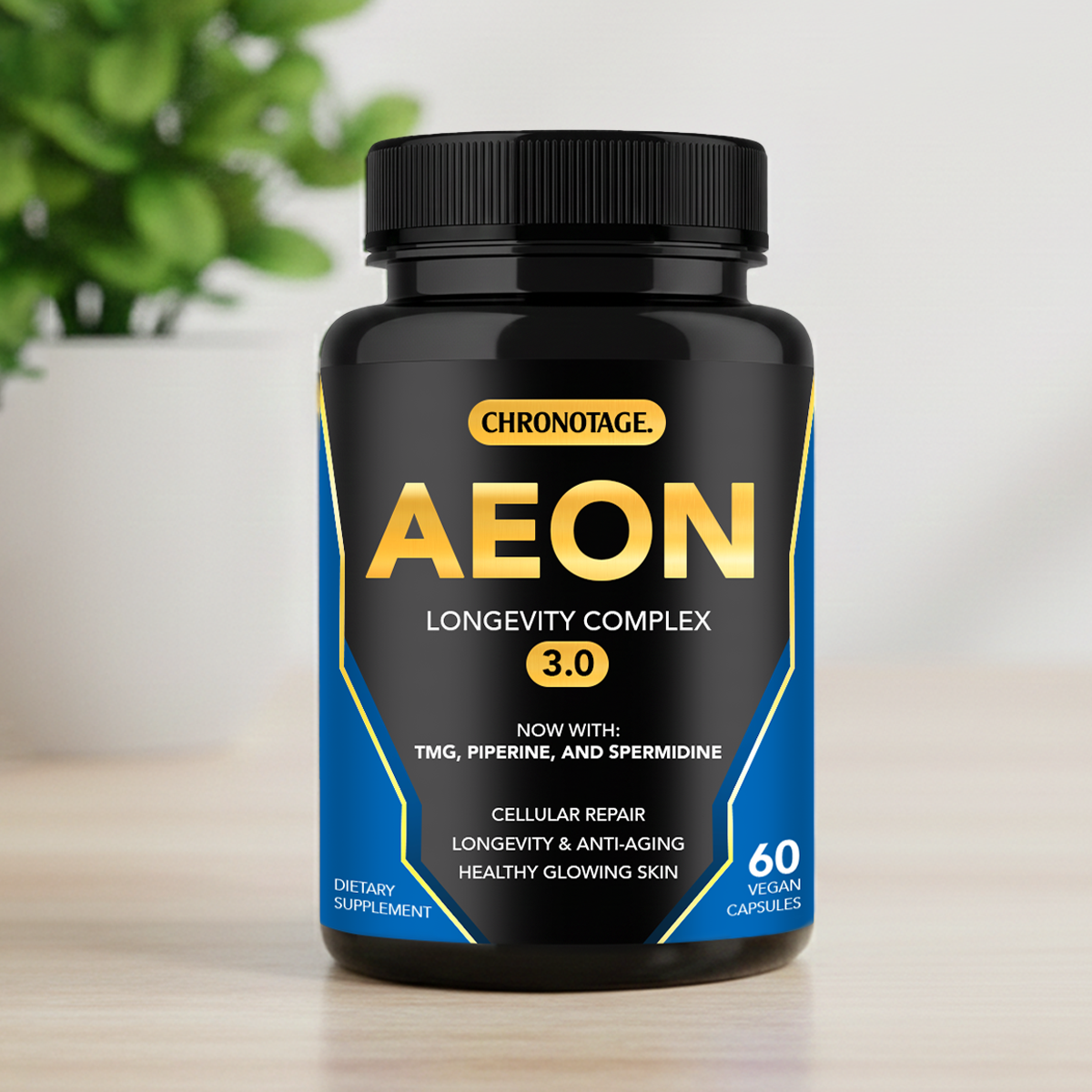Chronotage NAD+ Liposomal Anti Aging Supplement Complex AEON with Nicotinamide DUO